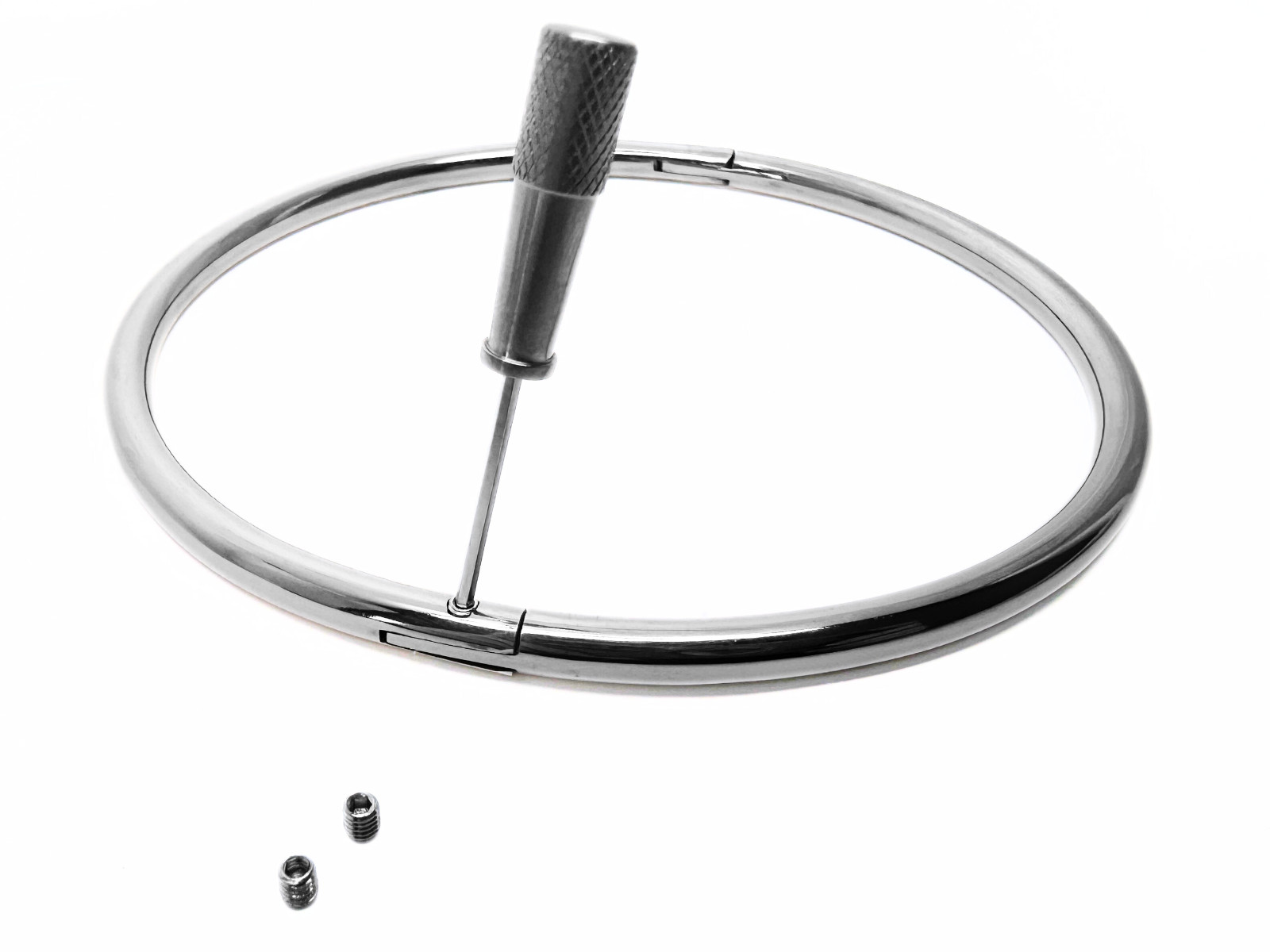 Classic 6mm Polished Stainless Steel Eternity Collar – Locking – 24/7 Wear