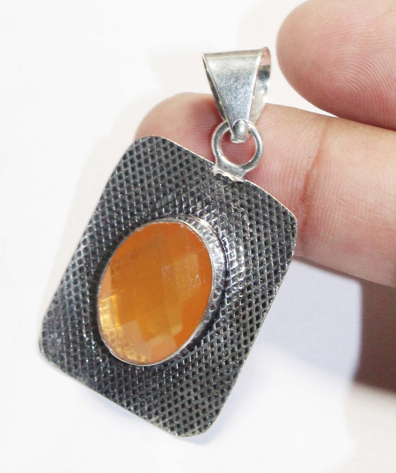 Hydro Onyx Oval Shape Gemstone Handmade Pendant Jewelry Pendant Size 1.5 inches