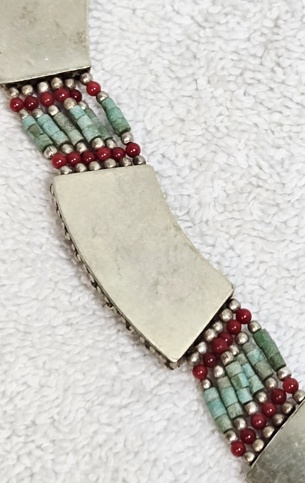 Vintage Nepal Tibetan Necklace Turquoise Tibetan Ethnic Coral Statement Piece