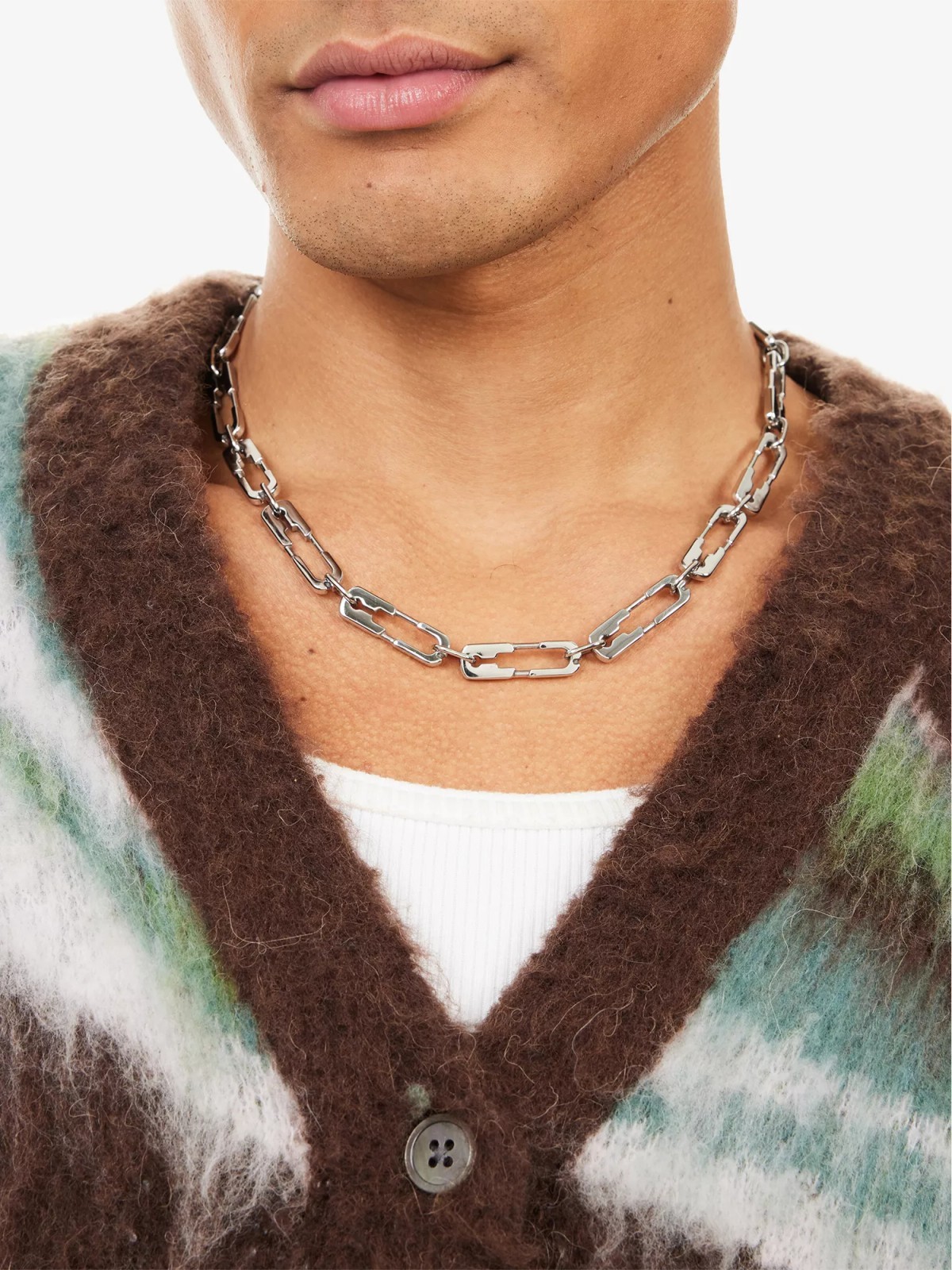 Vitaly “Saive” Chain Necklace – Silver (50cm) BNIB