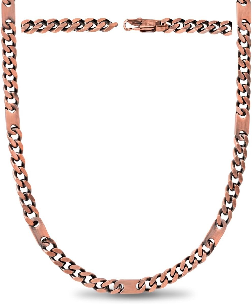 MagnetRX Copper Magnetic Necklace for Men and Women Necklace Effective 24 Inches