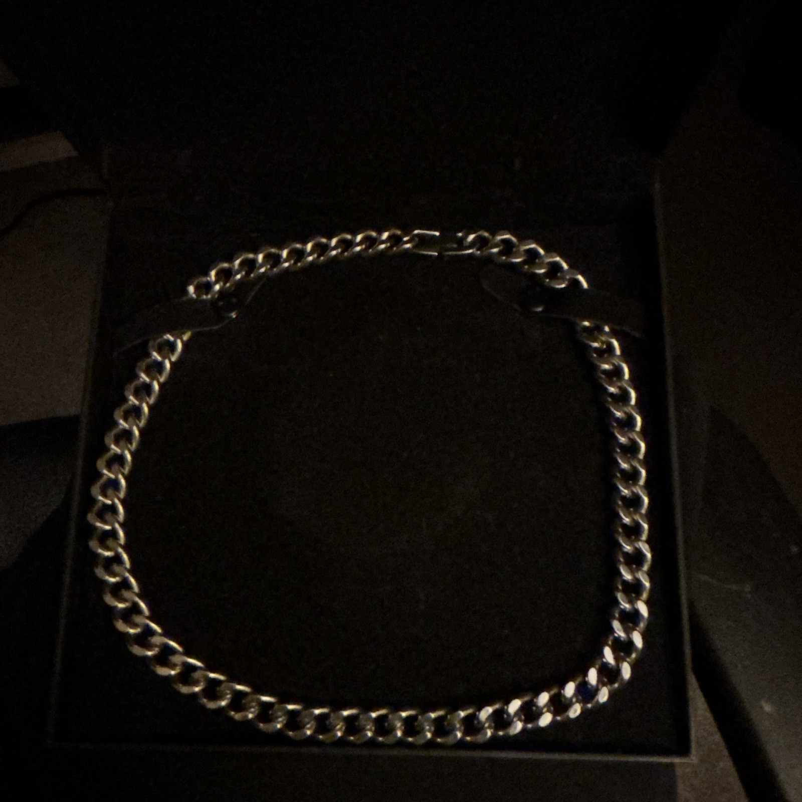 Kay Jewelers Silver-Tone Curb Chain Necklace, Lobster Clasp, No Stone