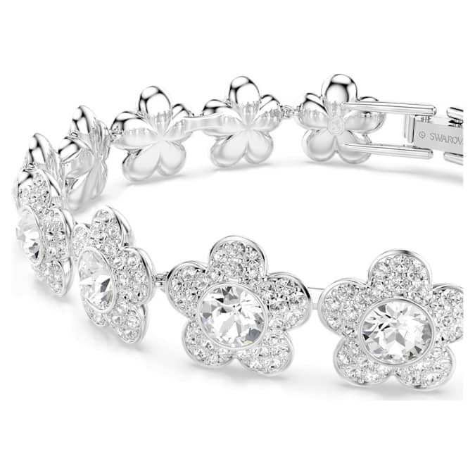 Swarovski Ariana Grande x Swarovski Bracelet Round cut, flower, white