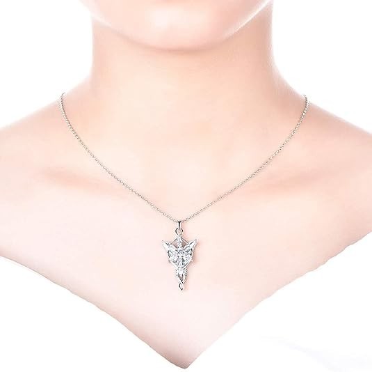 Arwen Evenstar Necklace – Lord of the Rings Pendant Jewelry for Women