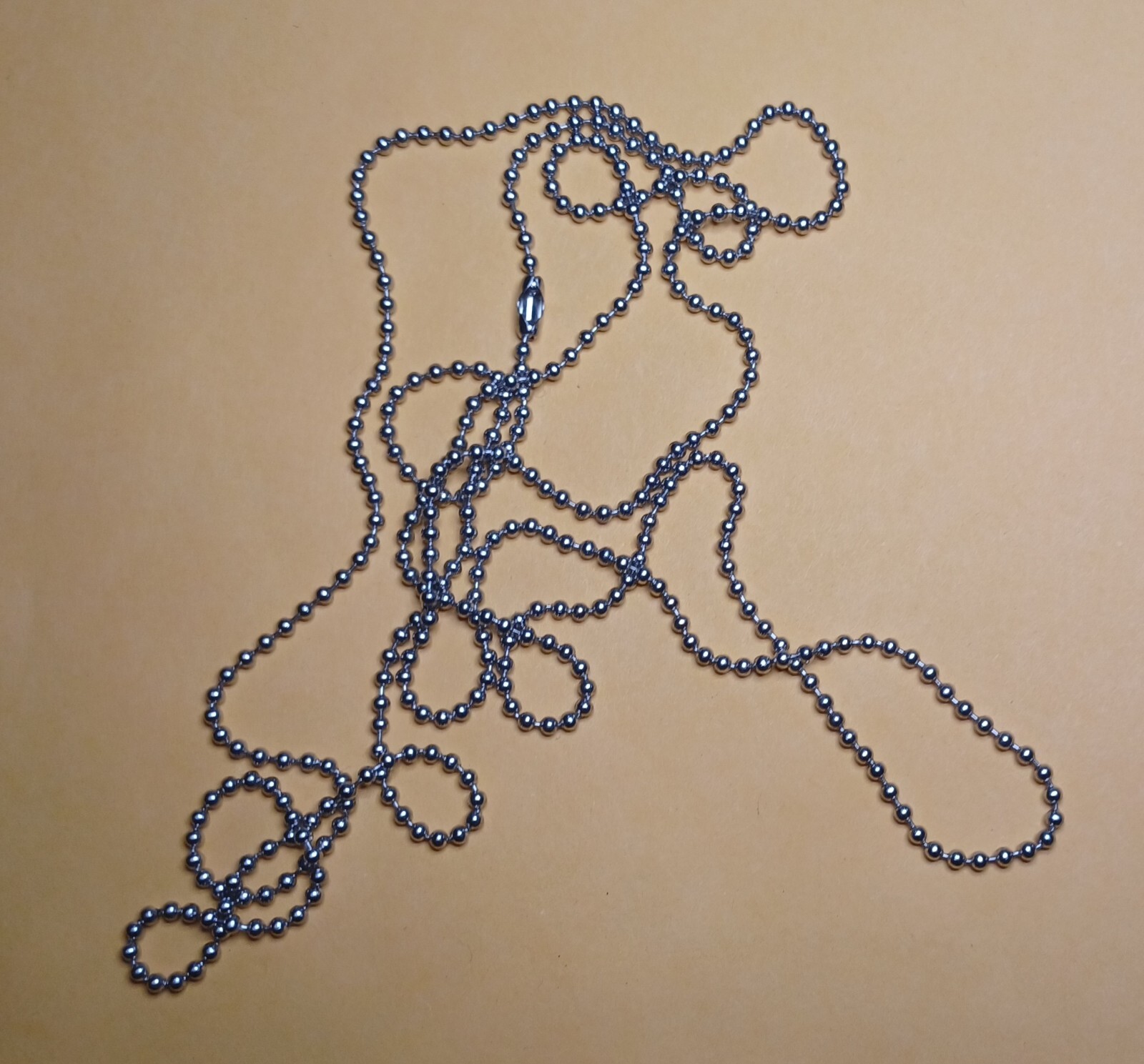 Stainless Steel Military 1.8mm Ball Bead Dog Tag Chain 24″25″27″28″30″33″36″40″