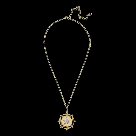 Jennifer Miller 1″ Medallion Necklace
