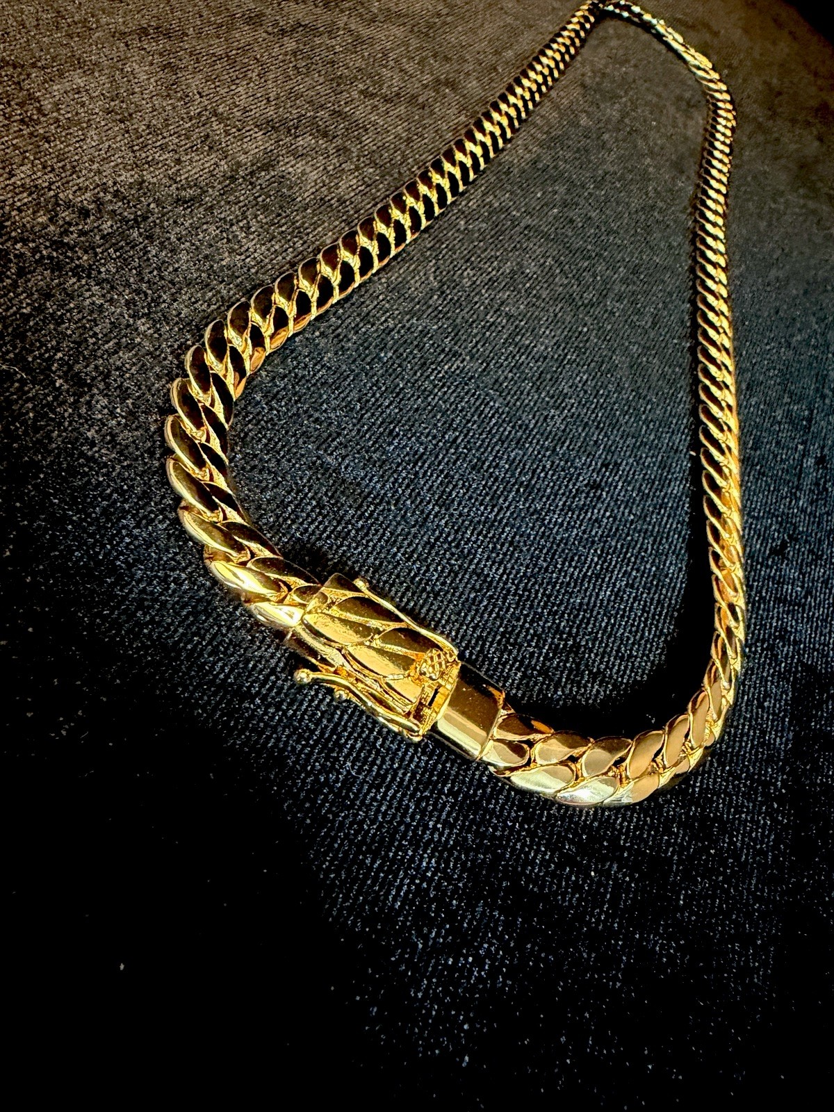 Miami Cuban 14k Stamped Gold Filled 24in 9MM necklace w/ box lock BRAND NEW