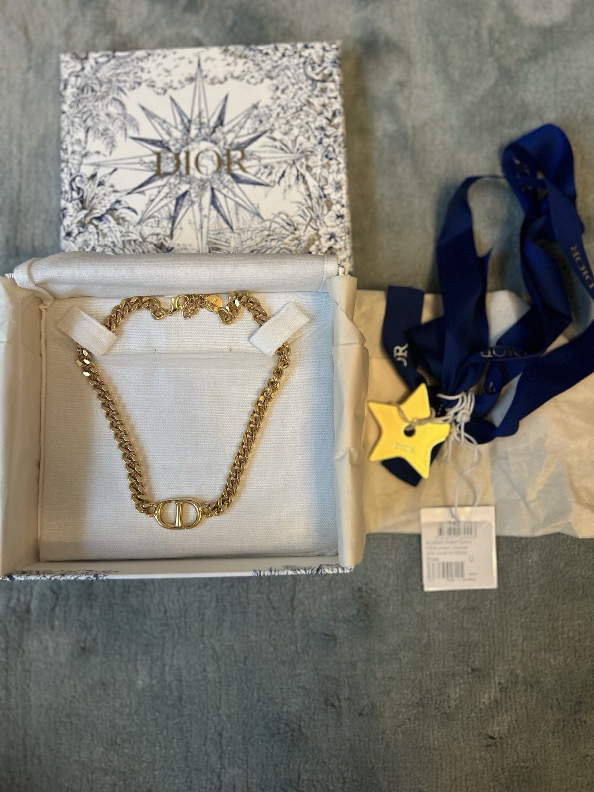 Christian Dior CD Chain Choker