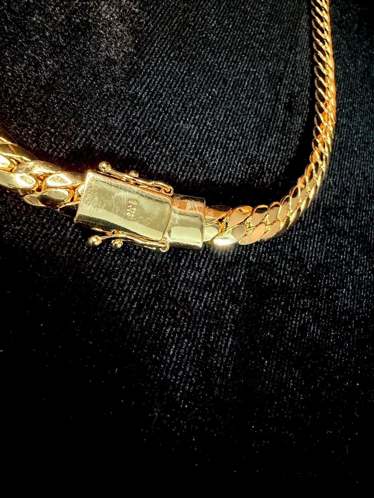 Miami Cuban 14K Stamped Gold Filled 20in 7.5 MM necklace W/box lock. BRAND NEW