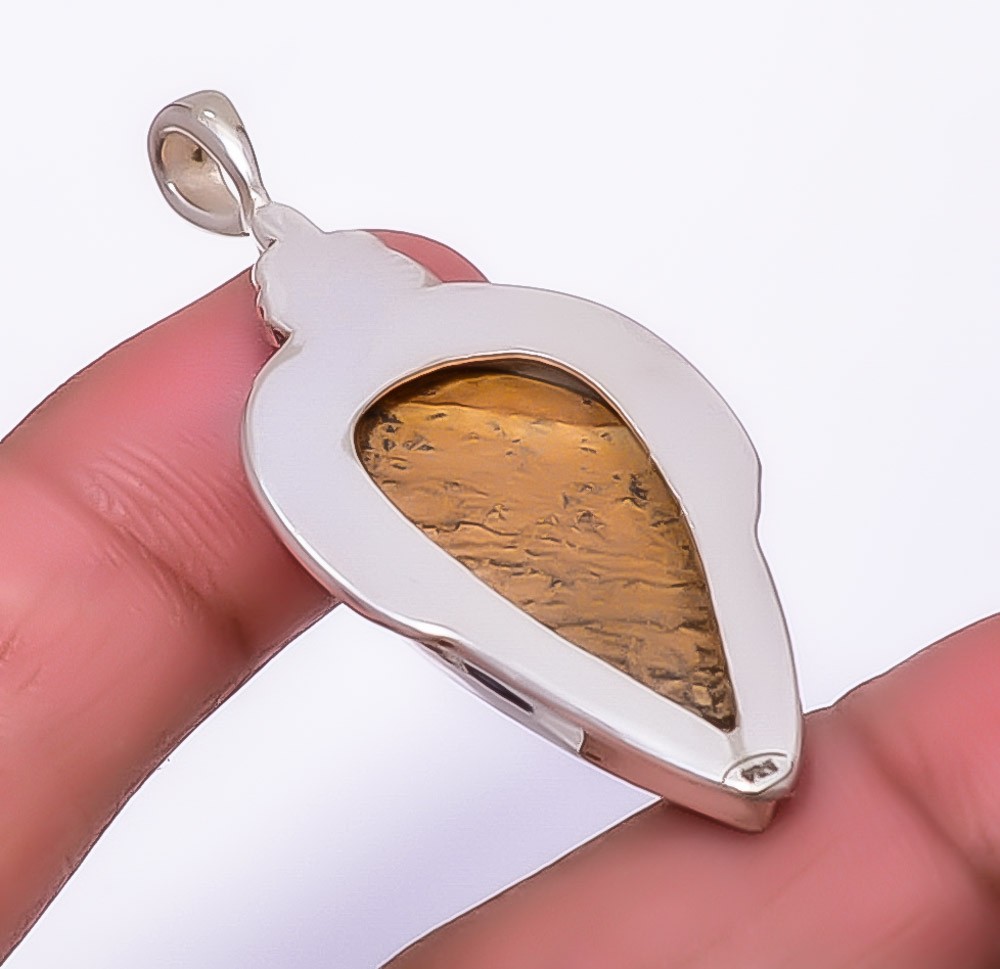 Picture Jasper – Oregon 925 Sterling Silver Pendant 2.03″ P772338 Christmas Gift