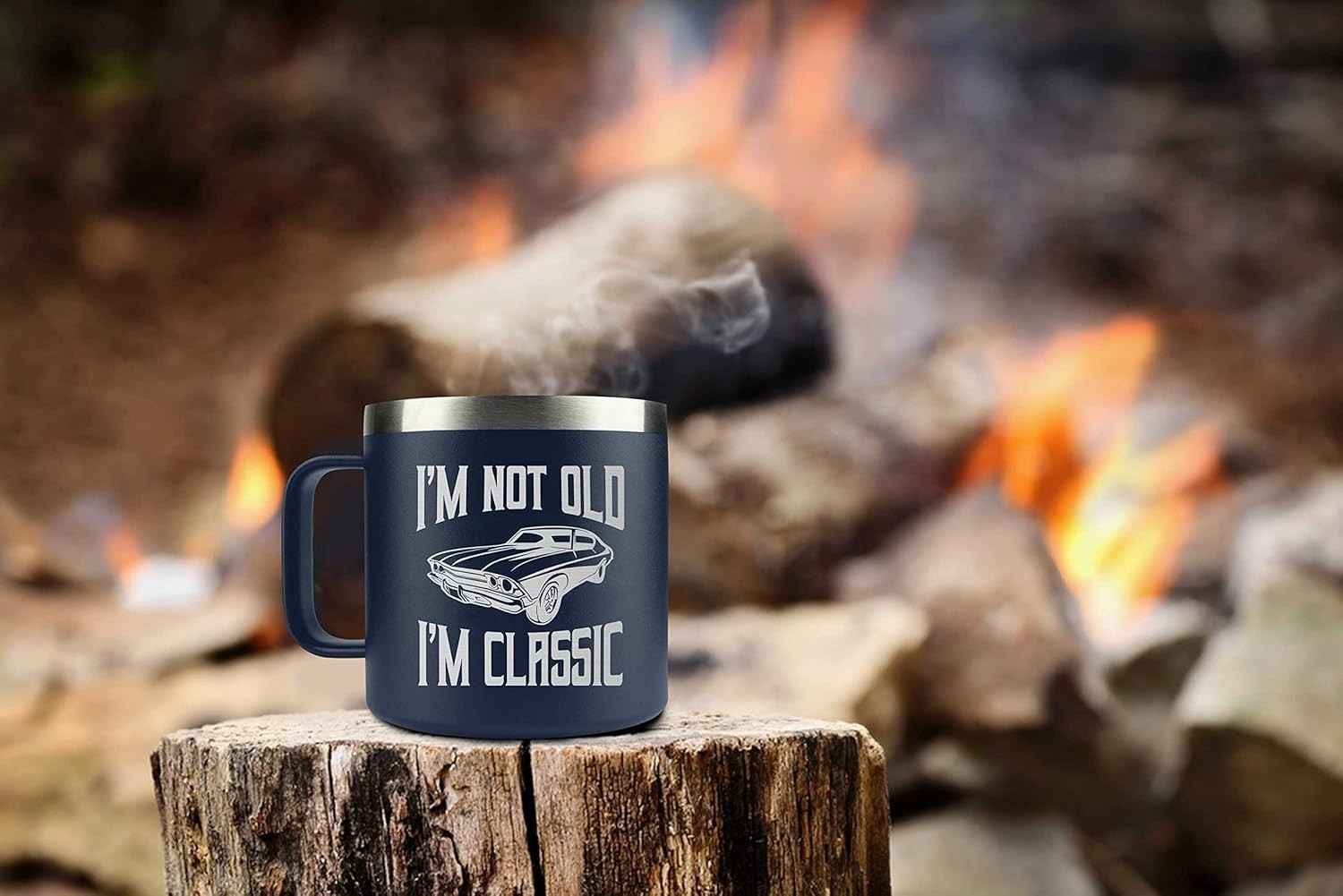 14oz Navy Insulated Mug for Dad – Memorable Gifts for Father’s Day and Christmas