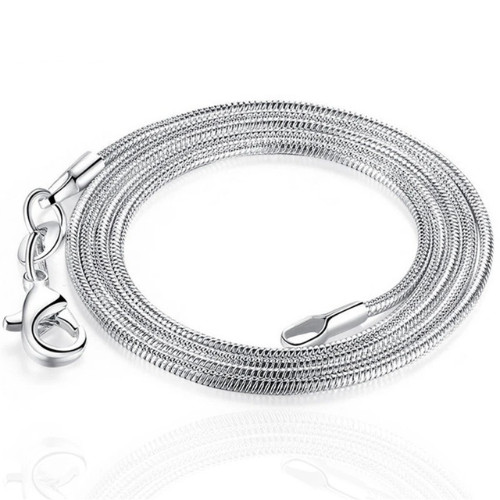 10PCS LOT Wholesale 925 Sterling Silver 16/18/20/22/24/26/28/30 Inch 1mm