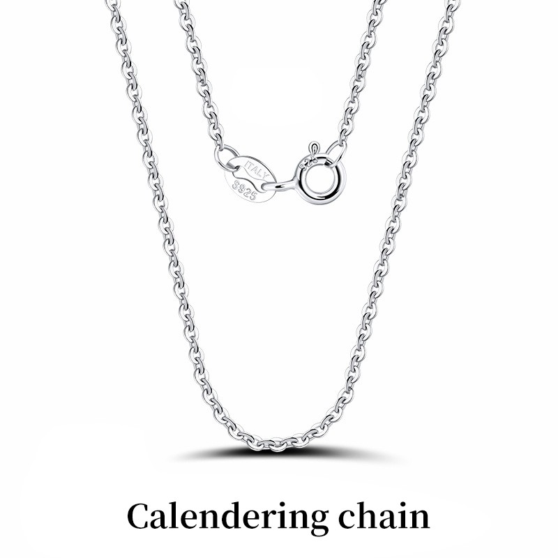 925 Silver Plated Chain Necklace, Multi-Style, Lengths, Layering, Gift for Women