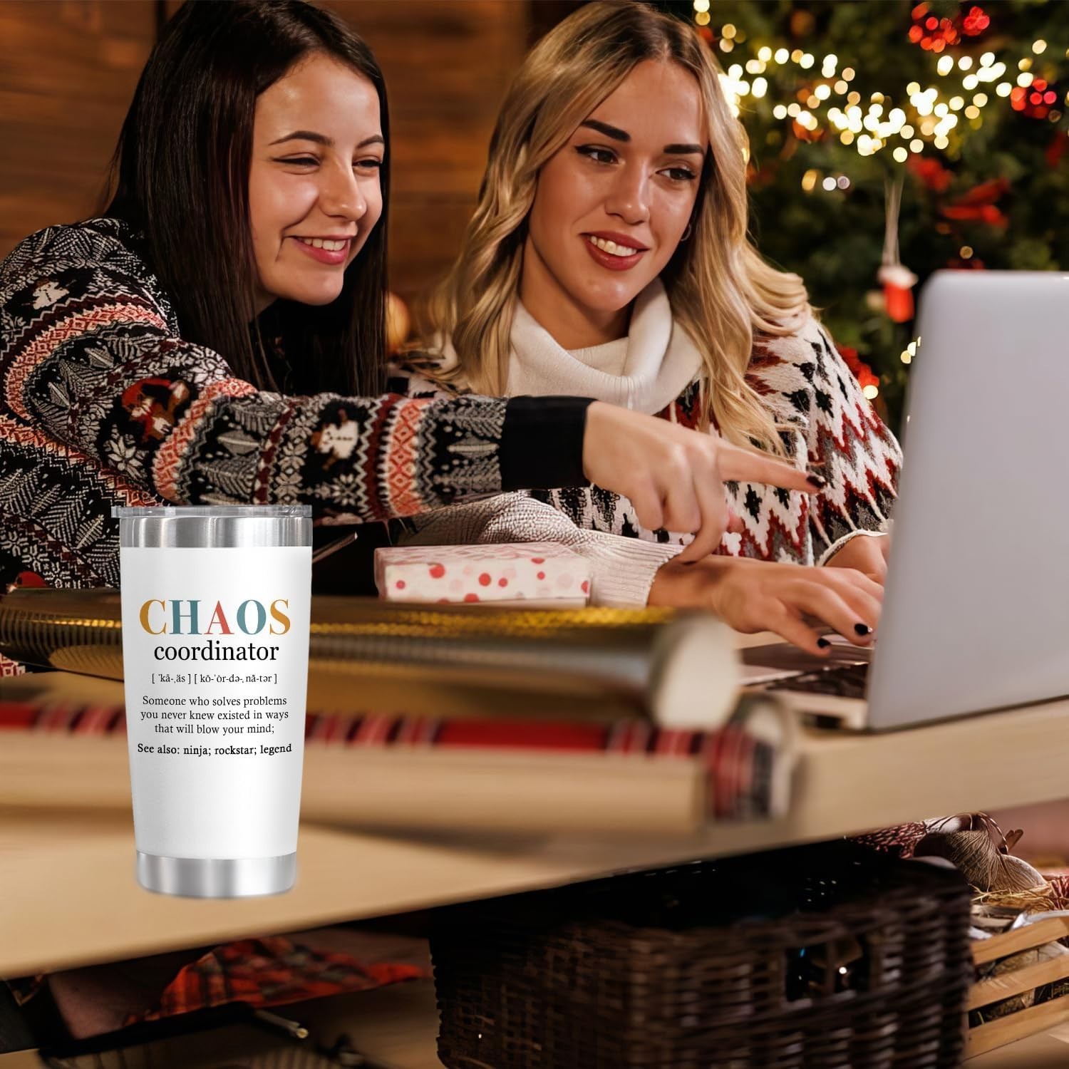20 oz Chaos Coordinator Insulated Tumbler – Perfect Christmas Gift for Women