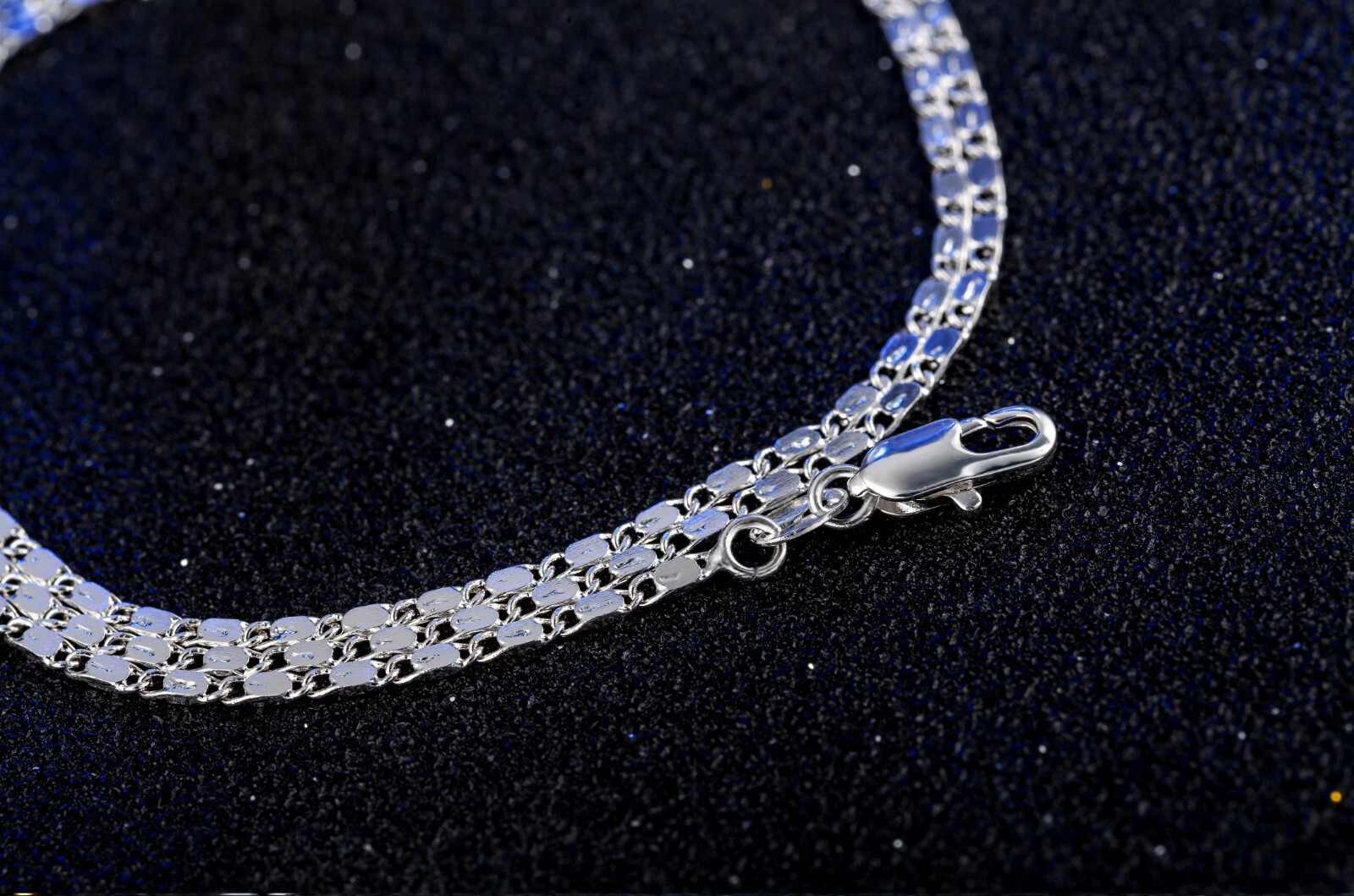 Fashion 925 Silver Plated 2mm Chain Men Women Necklace 16‘’ 18″ 20″ 22″ 24″ US