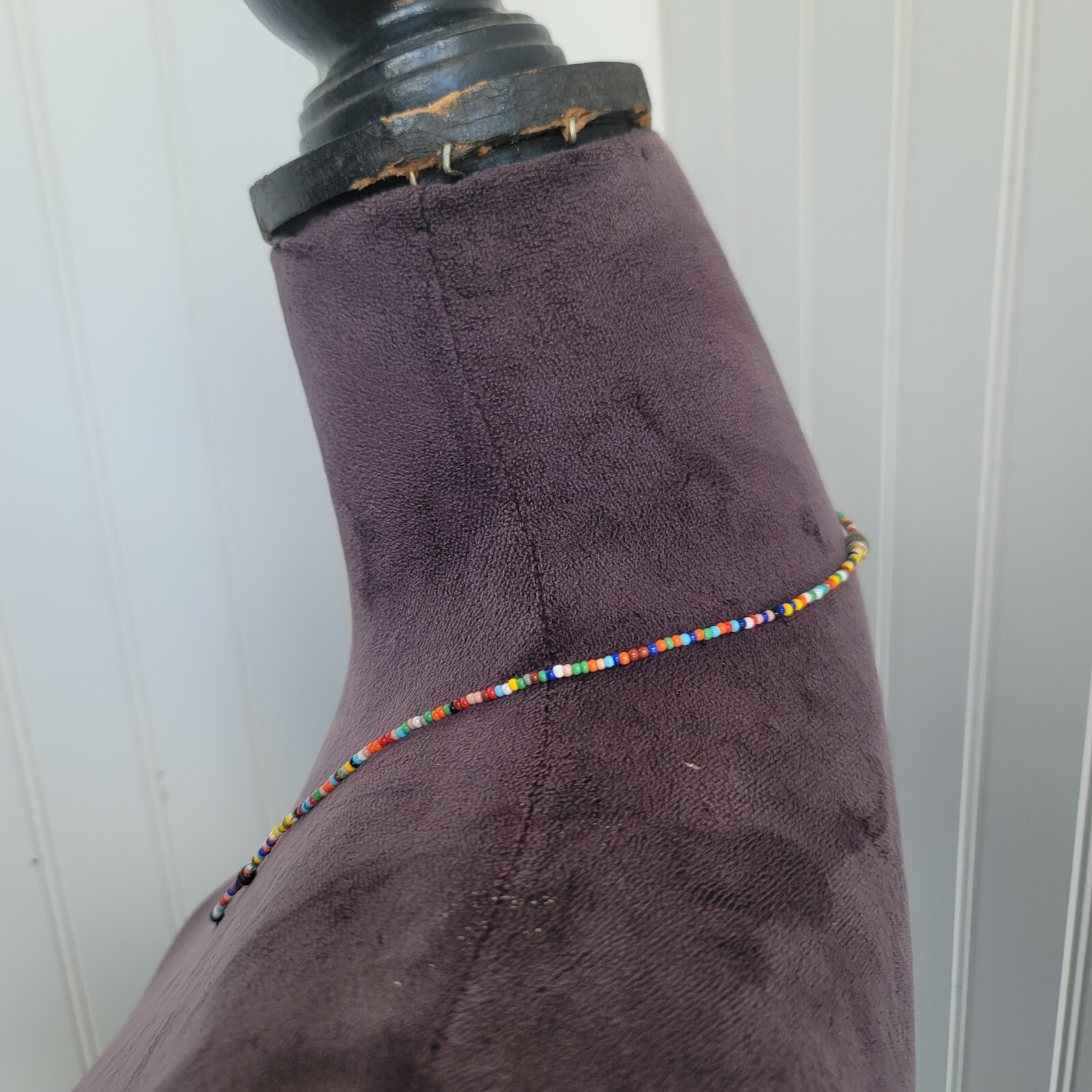 Colorful Beads Strand String Beaded Choker Necklace Jewelry Women Gift 22″