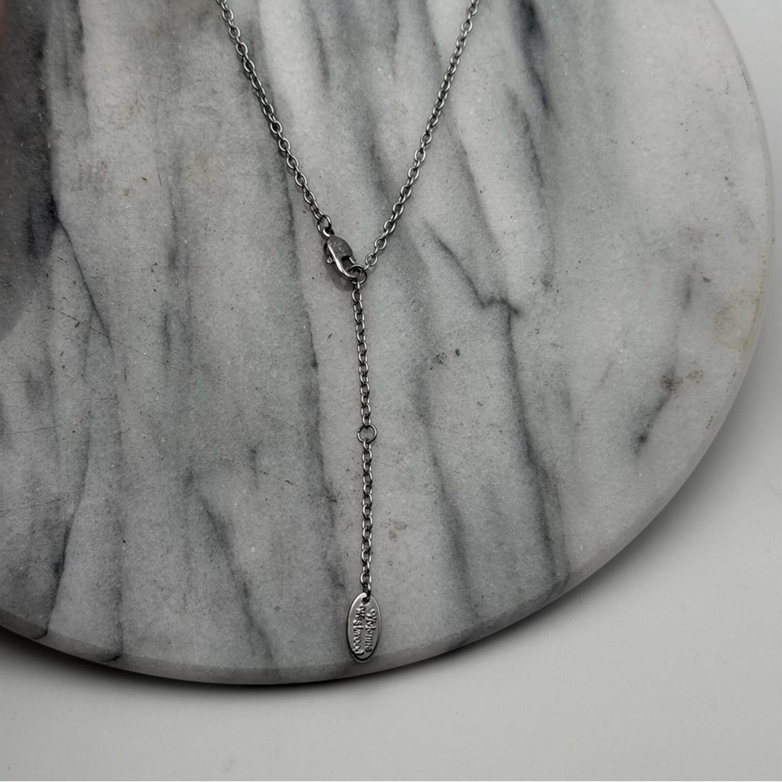 Vivienne Westwood Mayfair Bas Relief Orb Pendant Necklace