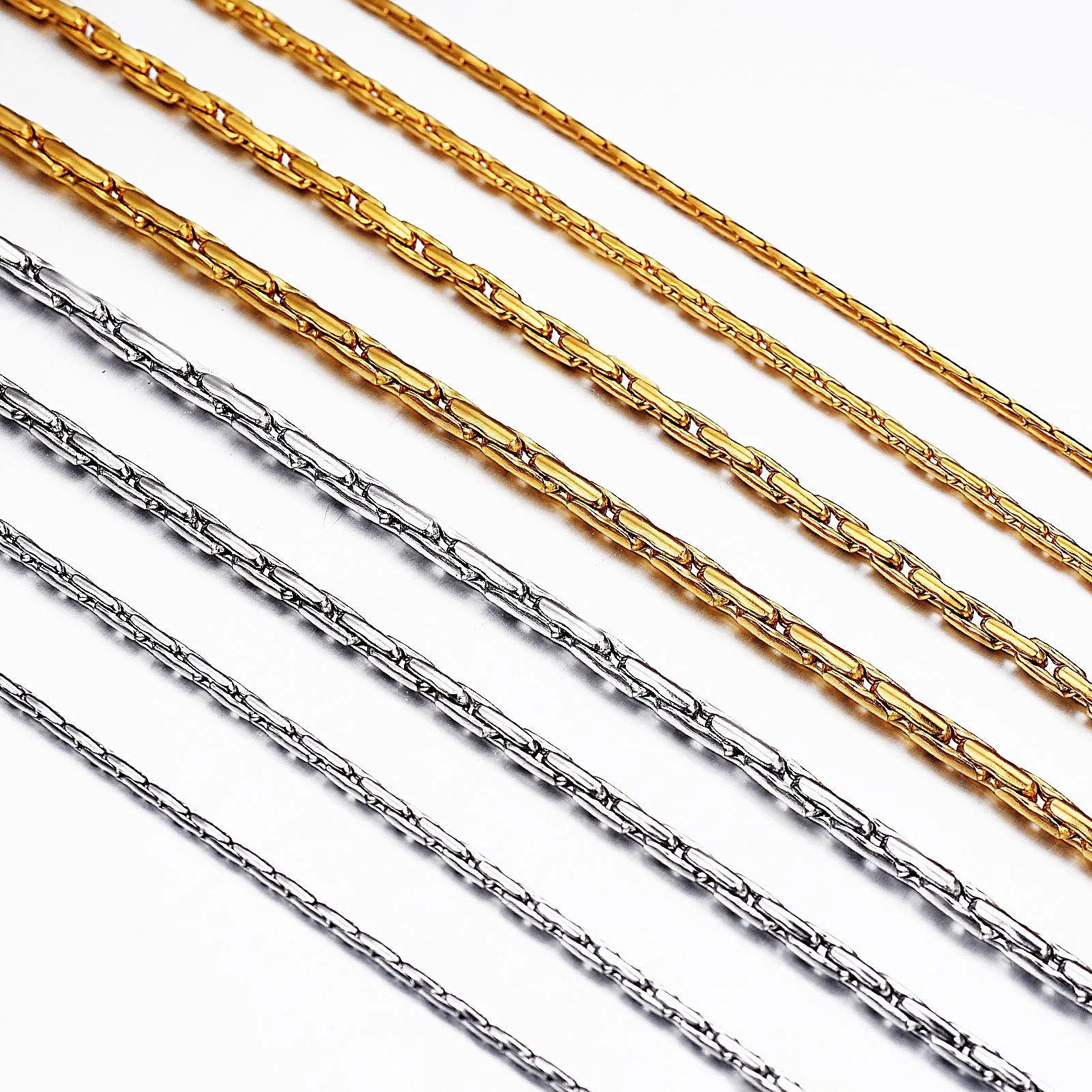 Stainless Steel Necklace Chain 1.2-2.5mm Unisex US