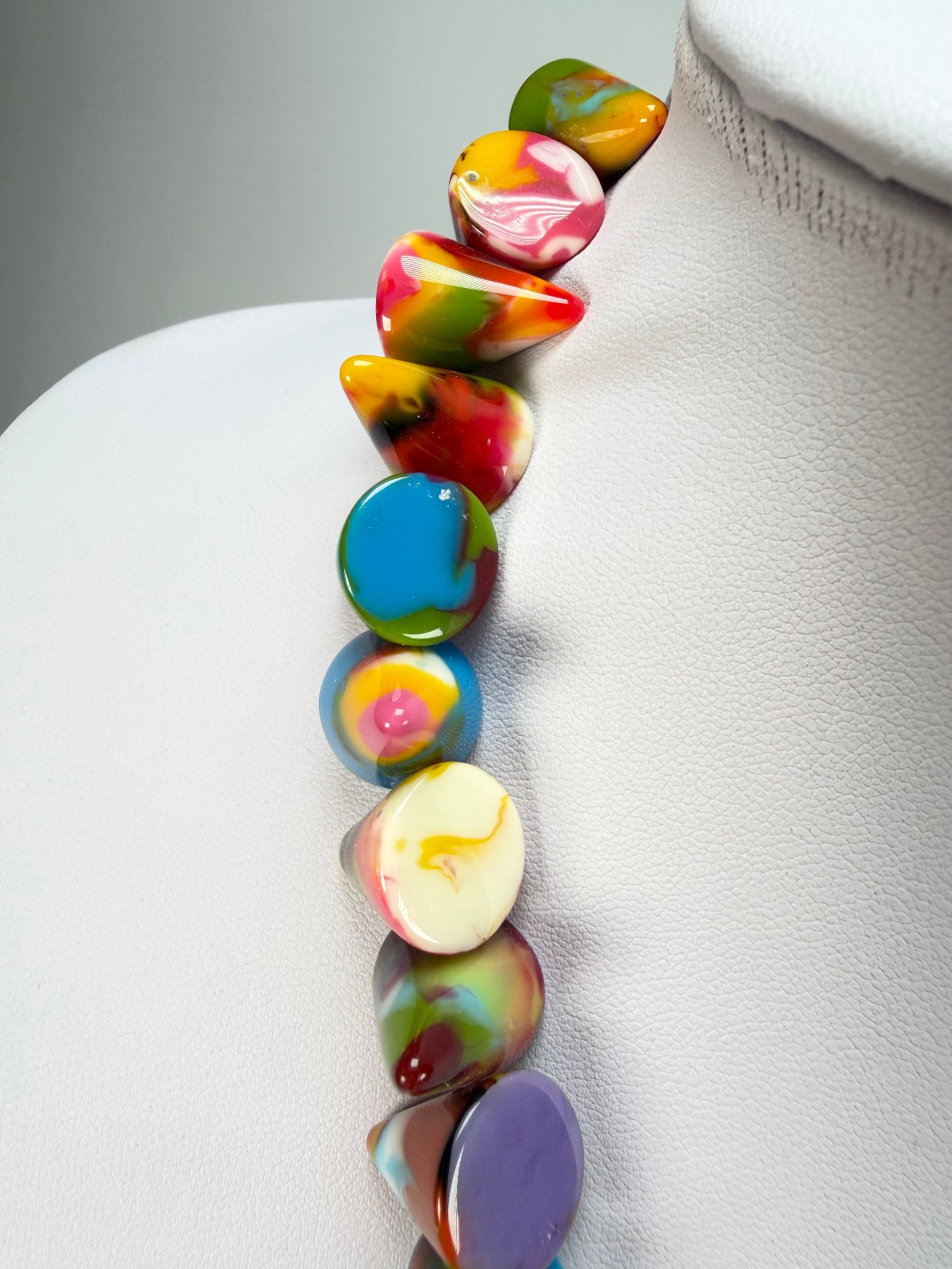 Jackie Brazil “Corina” Small Cones Kandinsky 55cm Necklace ( N0058 )