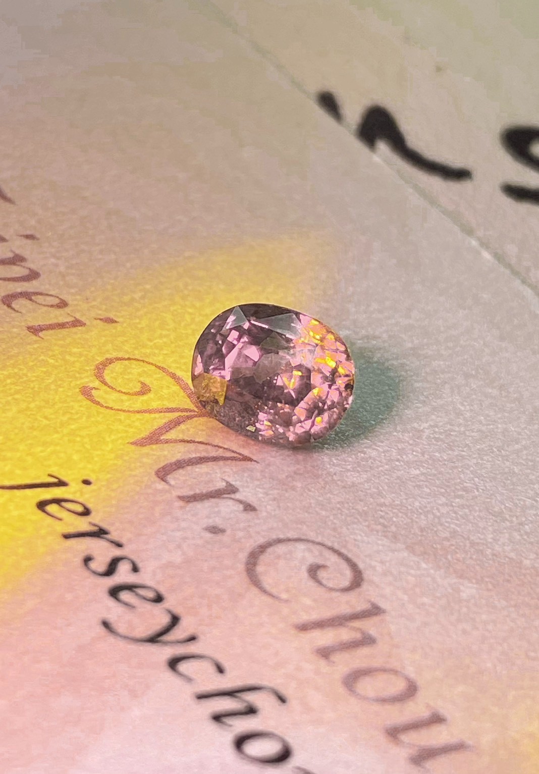[jerseychou] Natural alexandrite 2.08 ct , AIGS