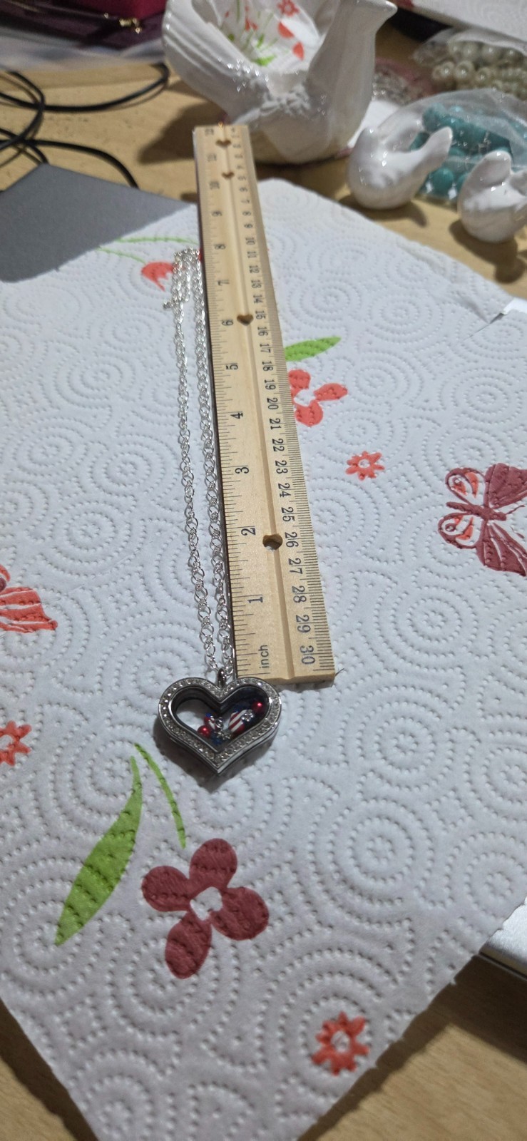 origani owl necklace