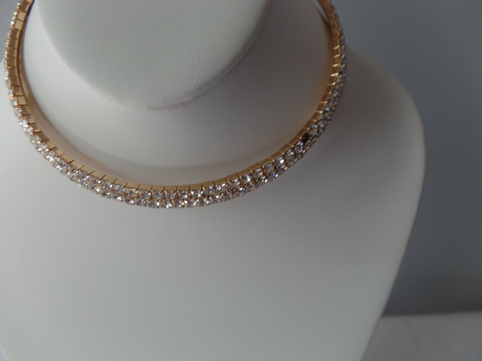 CHOKER NECKLACE, JOAN VASE, CRYSTAL, NEW