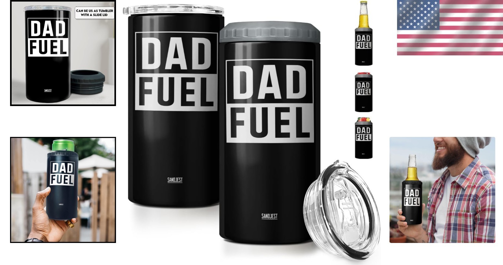 Practical Stainless Steel Cooler Tumbler – 12oz Gift from Daughter or Son