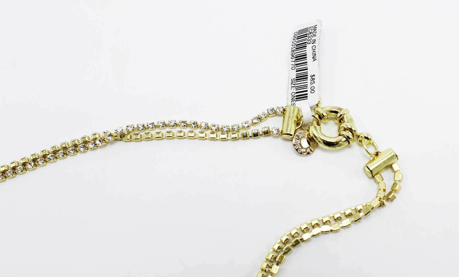 J.Crew Gleaming Rhinestone Tassel Necklace New with $85 Tags #21238
