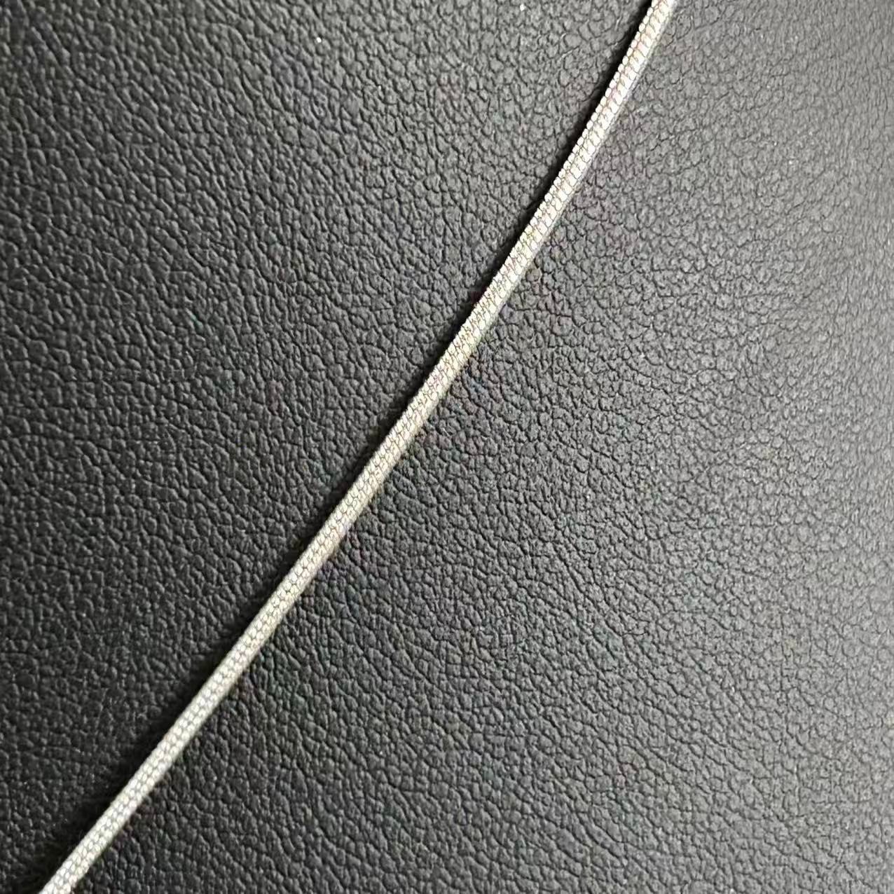 Modern Silver Tone Lariat Y Necklace Snake Chain Sliding Bead Bar Tassel 17-20″