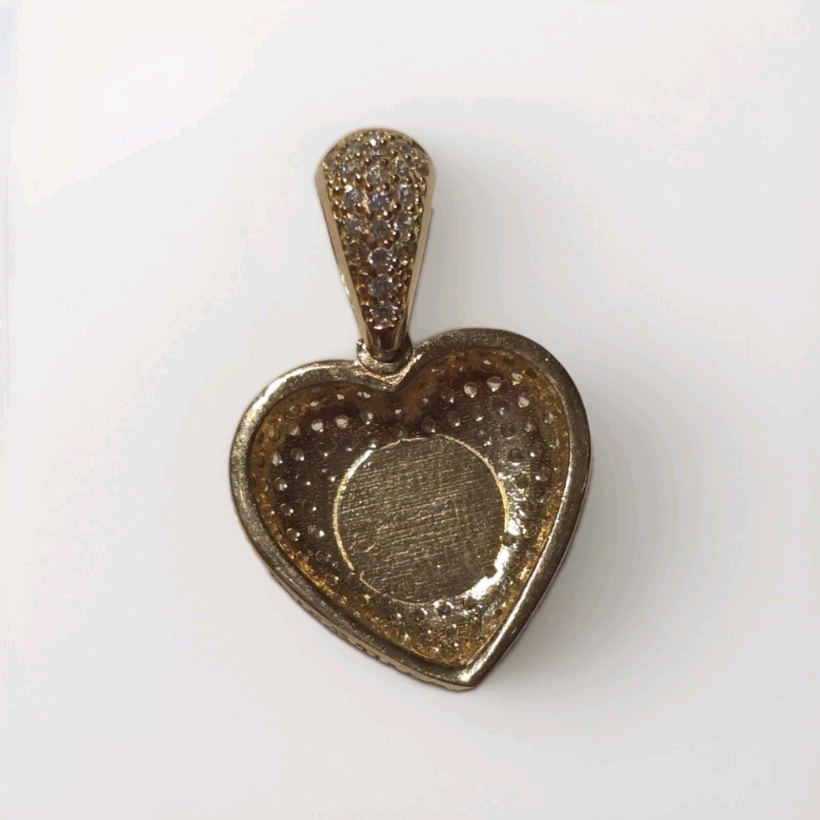 14K REAL GOLD LETTER C PENDENT