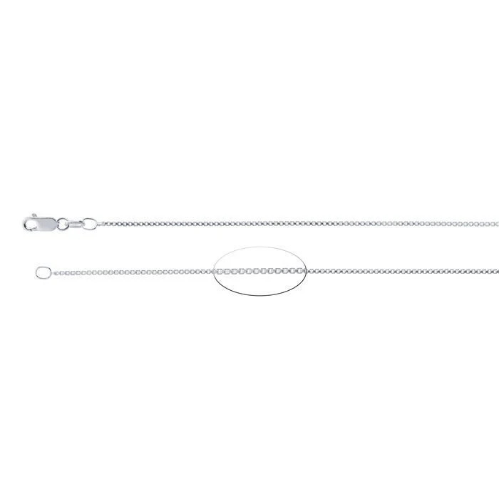 Sterling Silver 1.2mm Venetian Box Chain, choose you length