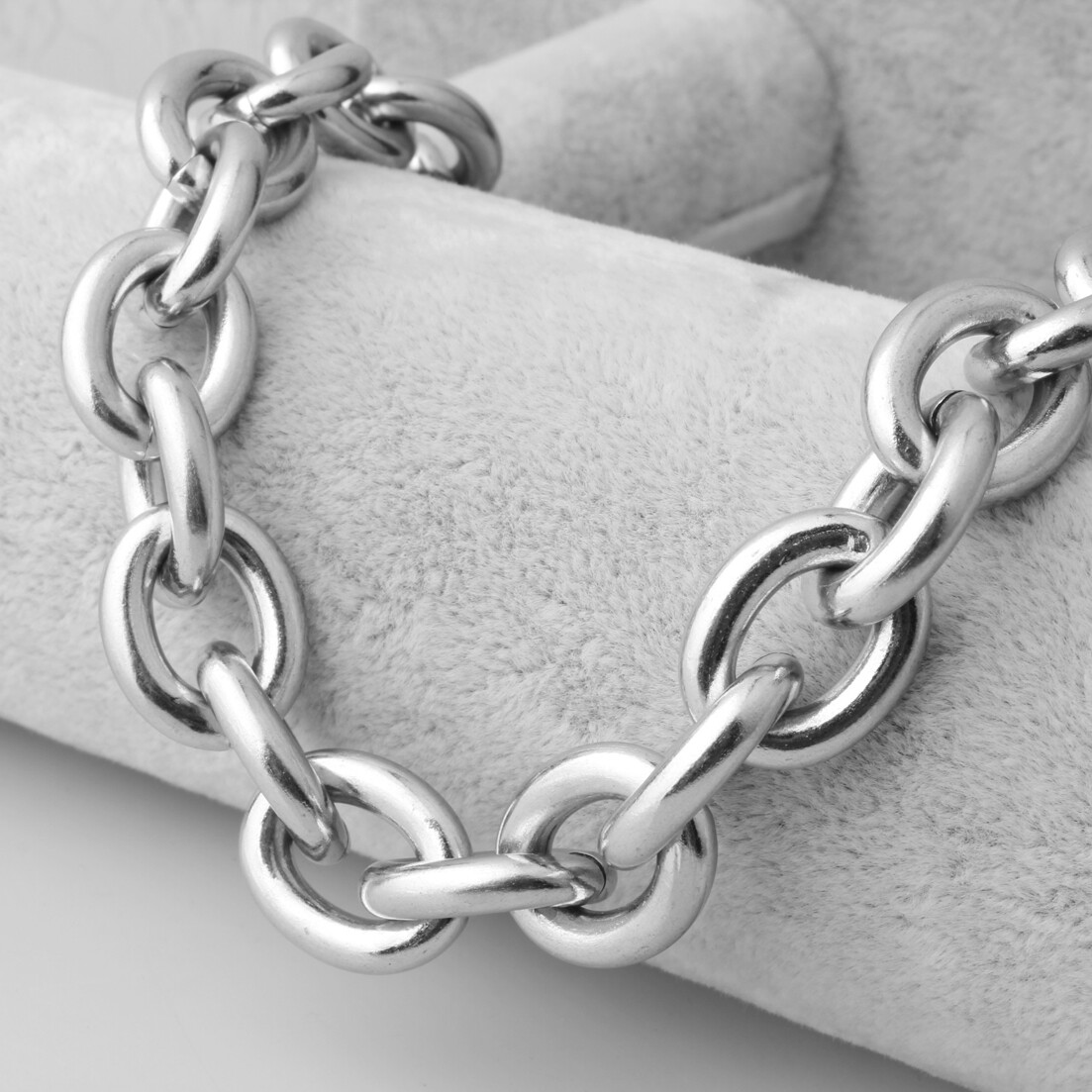 7″-40″ Heavy 9/11/13/15mm Mens Stainless Steel Silver Big O Link Chain Necklace