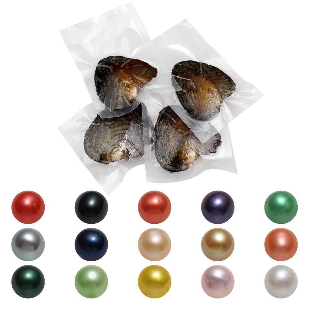 10Pcs 7-8mm Freshwater Pearl Holiday Gift Natural Akoya Pearl Oysters Real Pearl