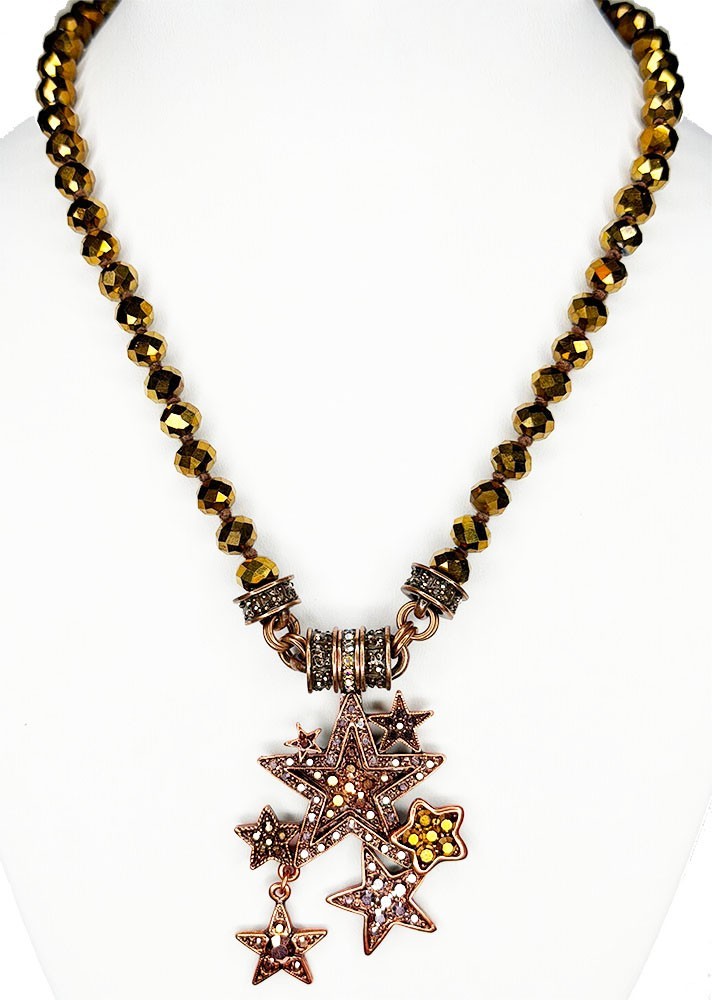 KIRKS FOLLY STAR POWER MAGNETIC NECKLACE rosetone