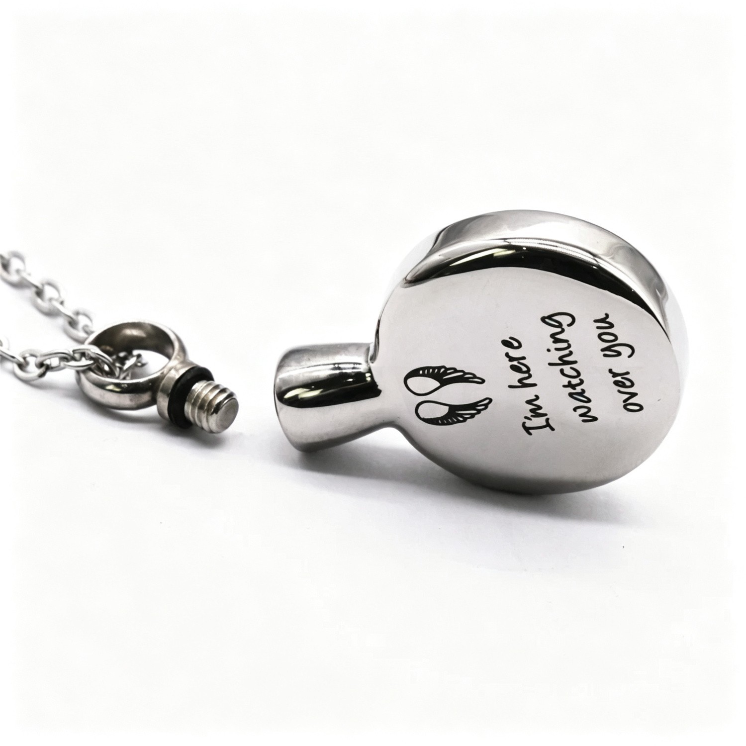 Memorial Family Loved Ones Pet Cat Dog Urn Necklace Perfume Bottle Pendant