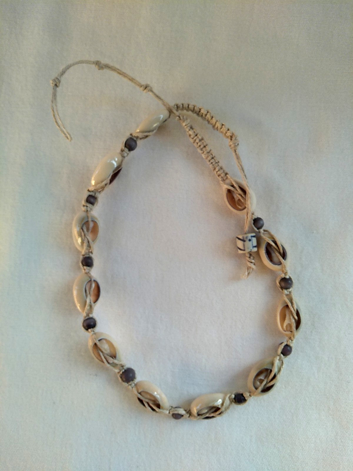 Necklace Surfer Beaded Cowrie Shell Ethnic Tribal Unisex 16″ US Seller New