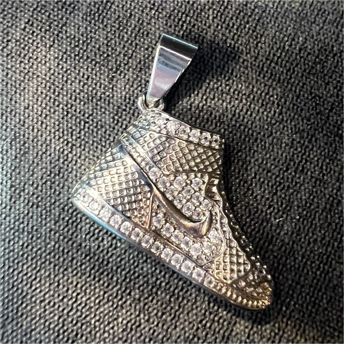 Nike Sneaker-Shaped Pendant Charm Silver 925 Sports Theme