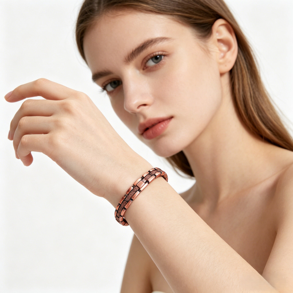 Super Strong Pure Copper Arthritis Therapy Magnetic Bracelet Women Dainty Gift