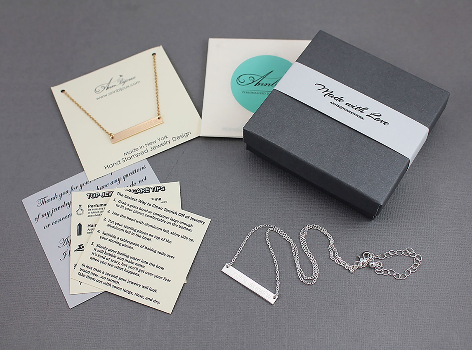 Personalized Name Necklace Engraved Message Stainless Steel Pendant Jewelry