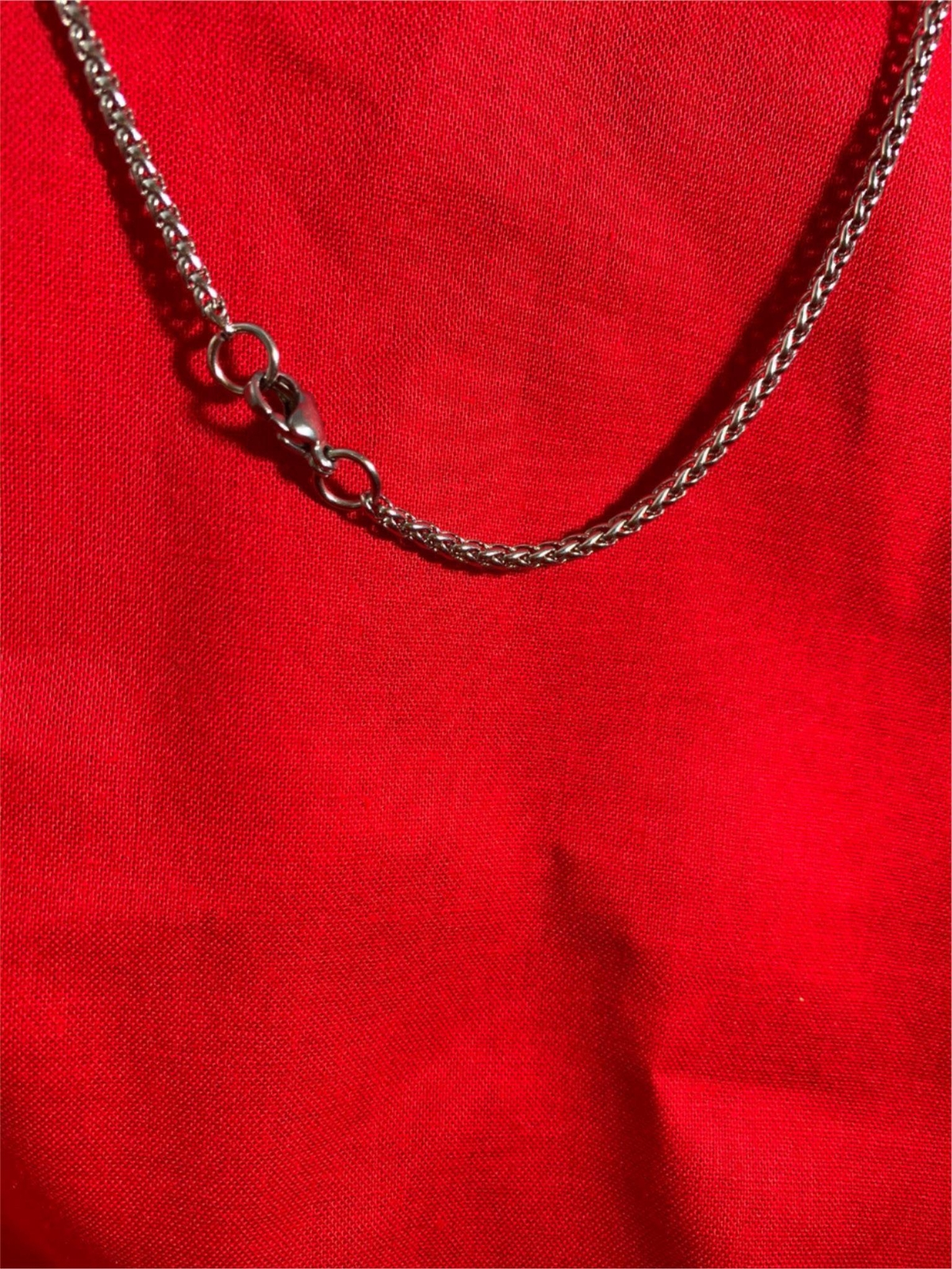 26 inch 3 mm Stainless Steel Braided Wheat Rope Unisex Necklace Chain