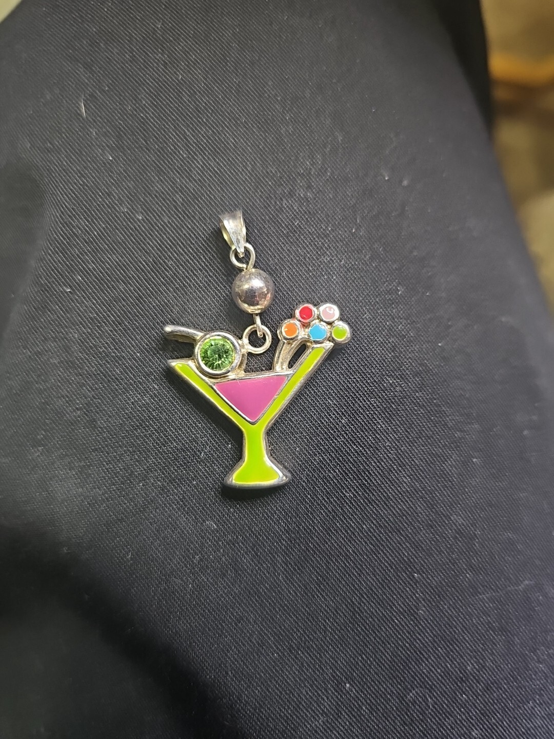 Vintage Margarita Pendant Signed By Best