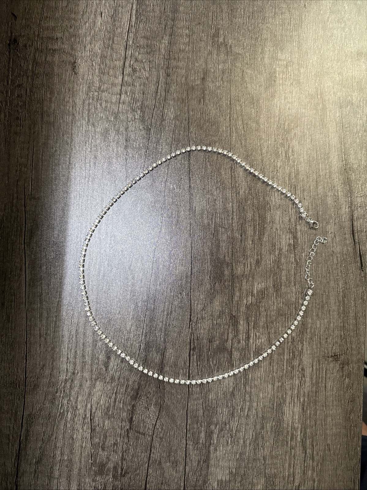 22 in Premium VVS1 sparkling Shiny tennis crystal Chain Necklace Jewelry Casual