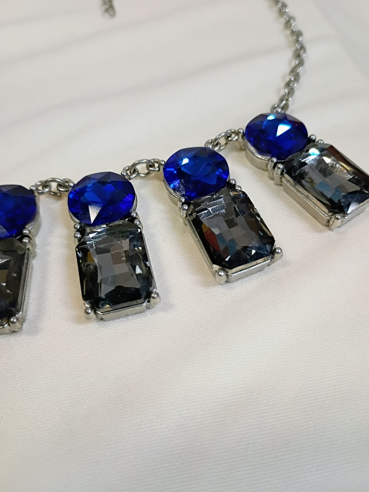 Paparazzi Colbalt Blue & Smokey Gray Necklace