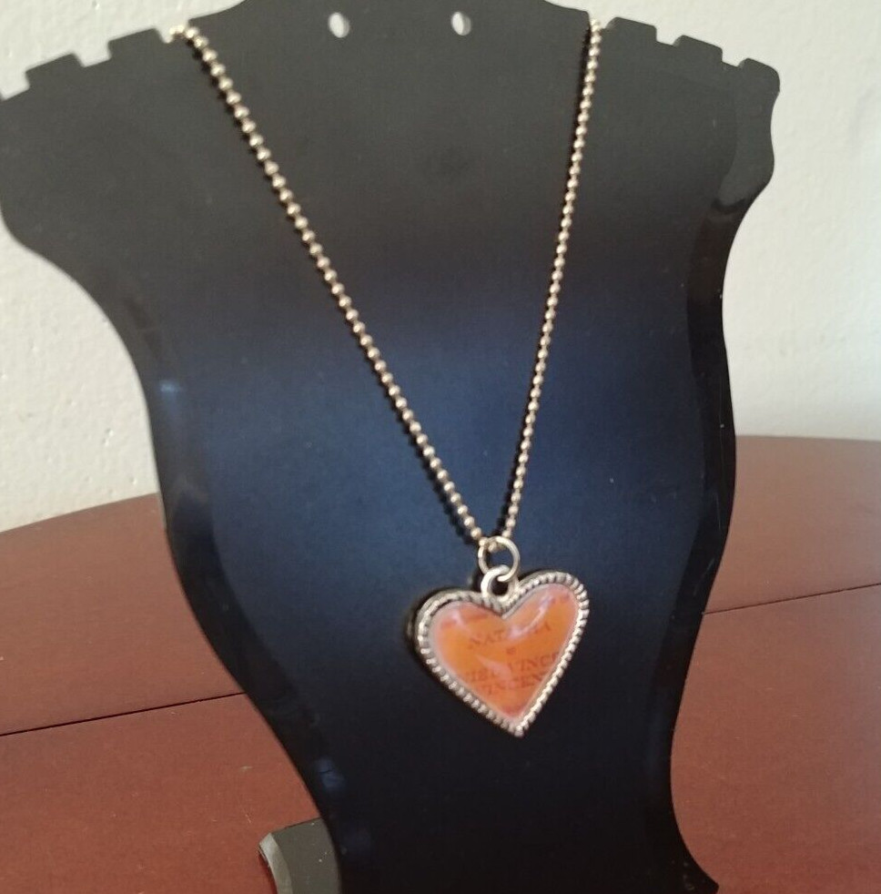 Fashion Tibetan Silver Enamel Pink Heart Beaded Necklace Pendant Women Jewelry