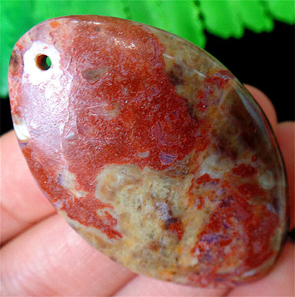 47x30x7mm Natural Brown Ayaka Agate Marquise Pendant Bead EA88495