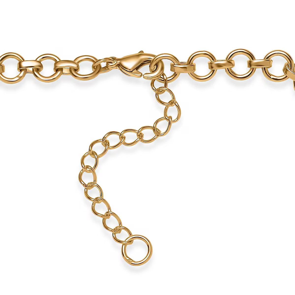 Mariner Link Necklace in 18K Yellow Gold Plated Bronze 18-20 Inches Christmas