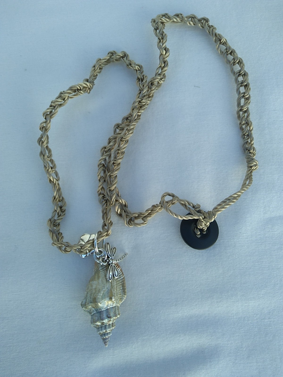Boho Seashell Pendant Necklace 22″ Women’s Jewelry USA Seller Gift