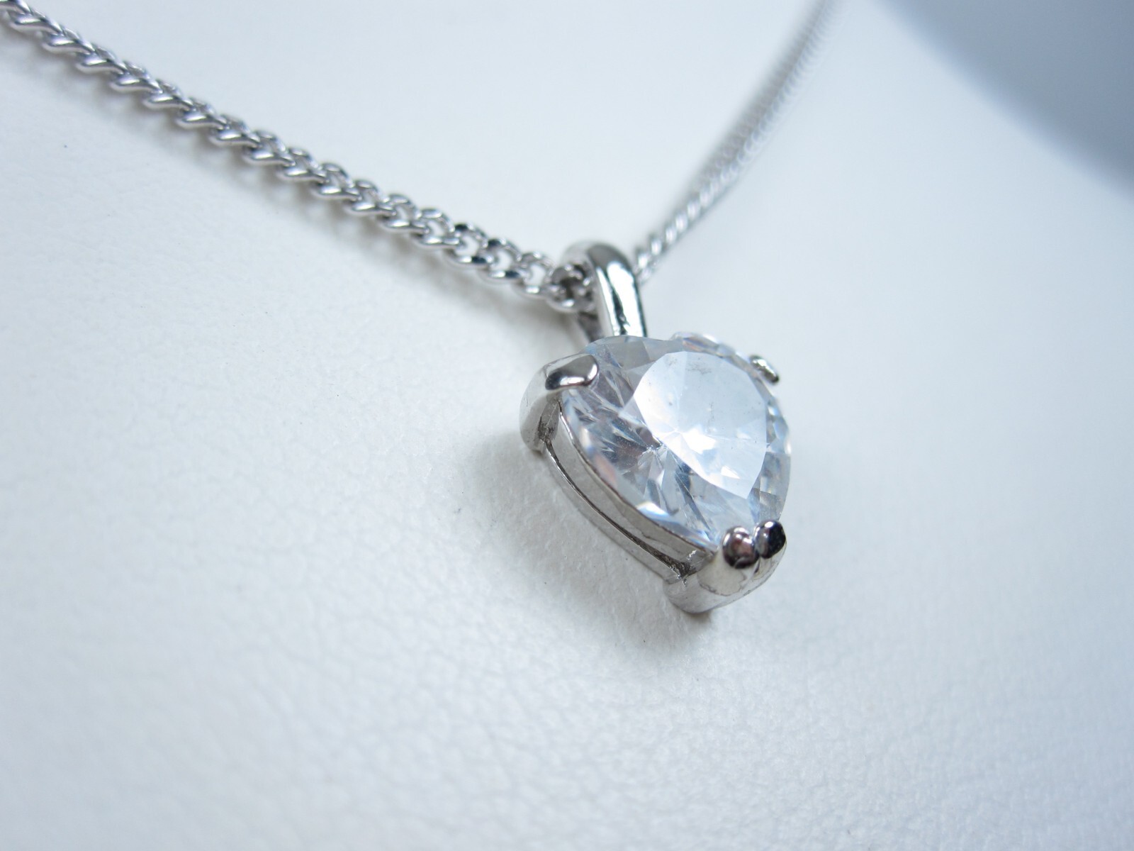 Nina Ricci Rhodium Plated Pendant with Swarovski Crystals – 16-18″ length – 3528
