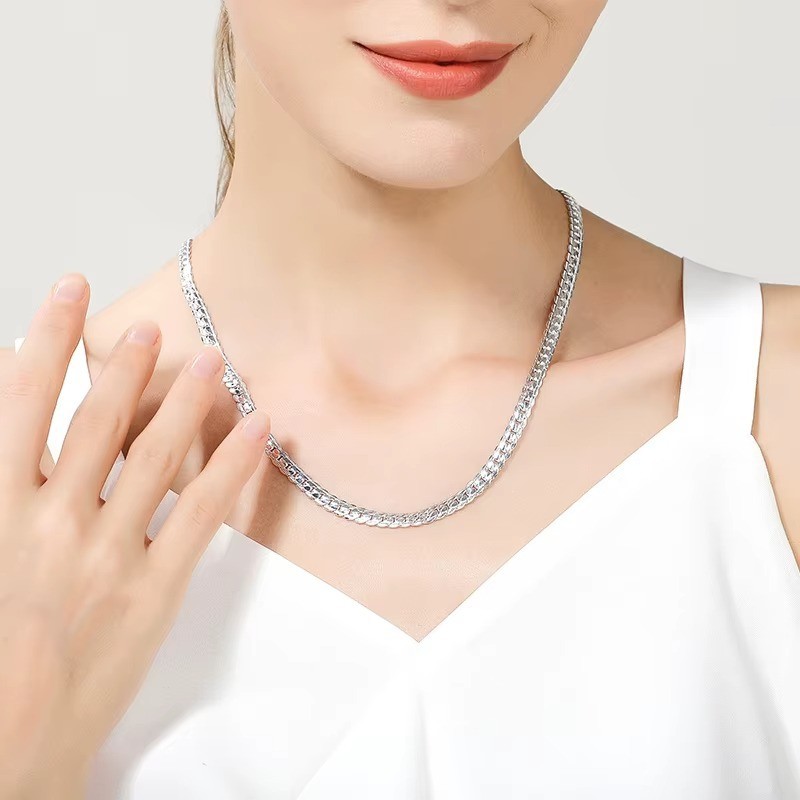 TU PUEDES Cadena De Plata 925 Para Hombre Lucir Elegante Y Atractivo