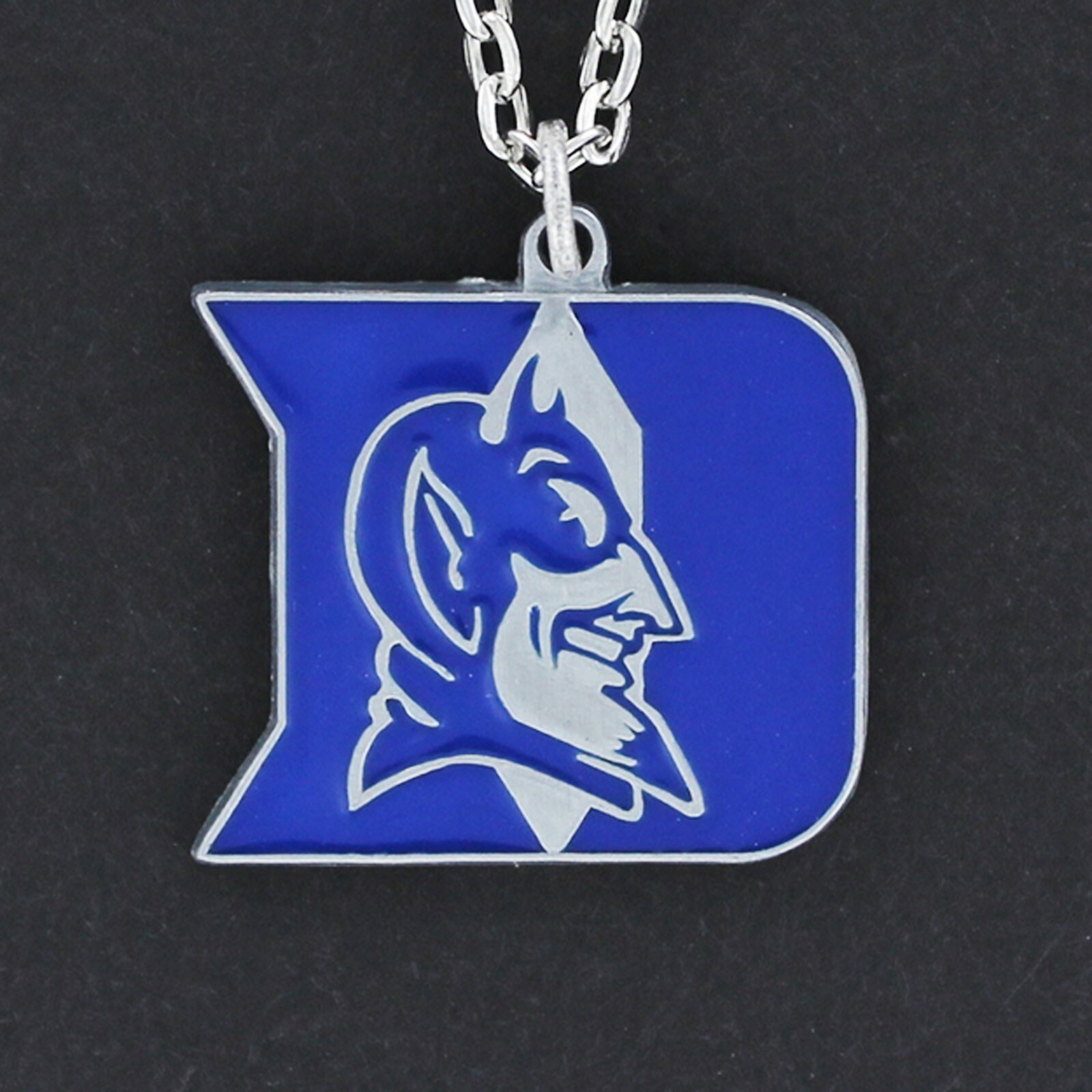 DUKE BLUE DEVILS Necklace – Enamel Pewter Charm Logo NCAA College Sports NEW